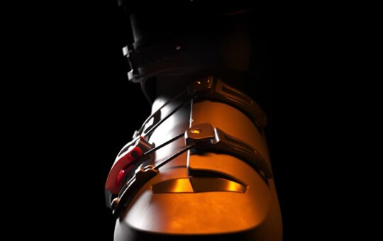sports-gear-3d-modeling-ski-boot-closeup